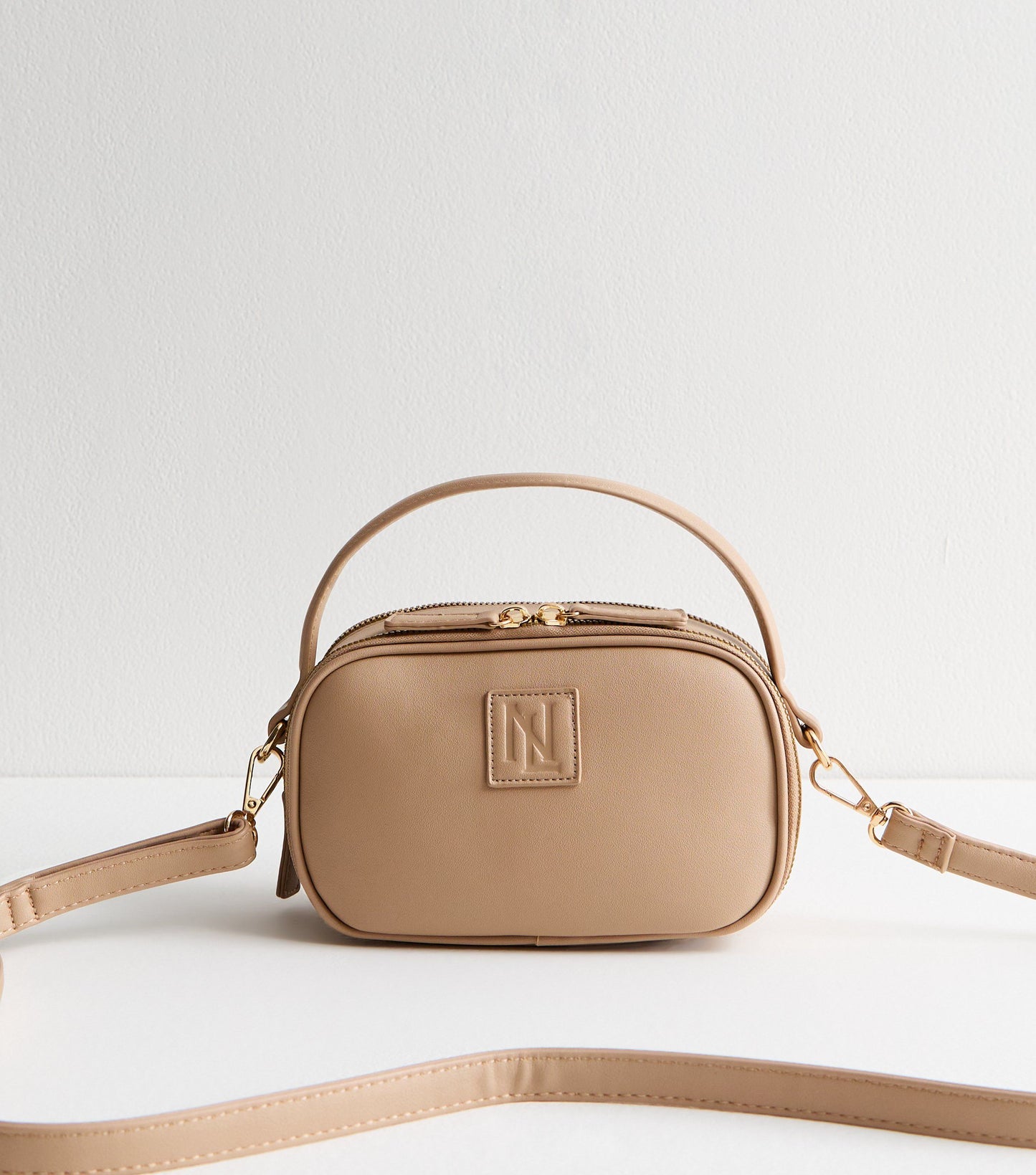 NEW LOOK DOUBLE POCKET CAMERA CROSS BODY BAG