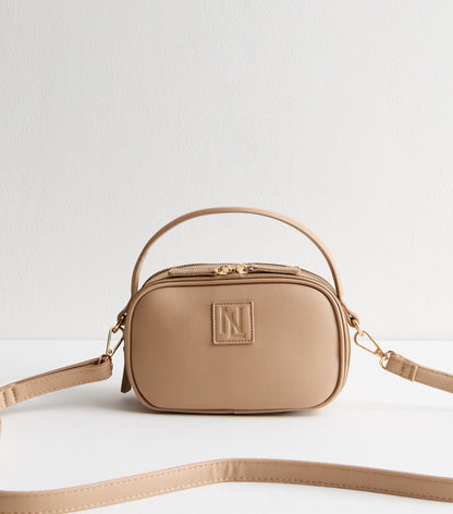 NEW LOOK DOUBLE POCKET CAMERA CROSS BODY BAG