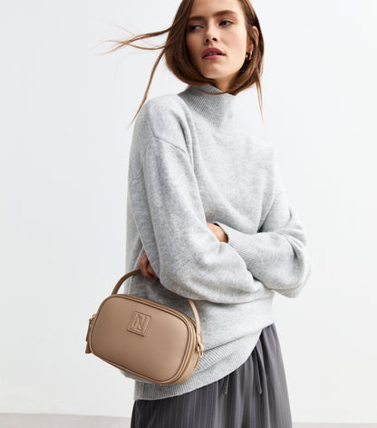 NEW LOOK DOUBLE POCKET CAMERA CROSS BODY BAG