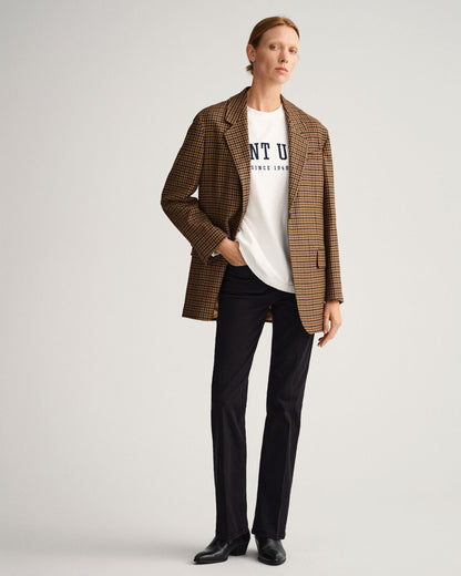 GANT LONG SLEEVE ROUND T-SHIRT