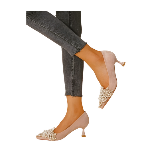 Shein Faux Pearl Decor Classic Shoes