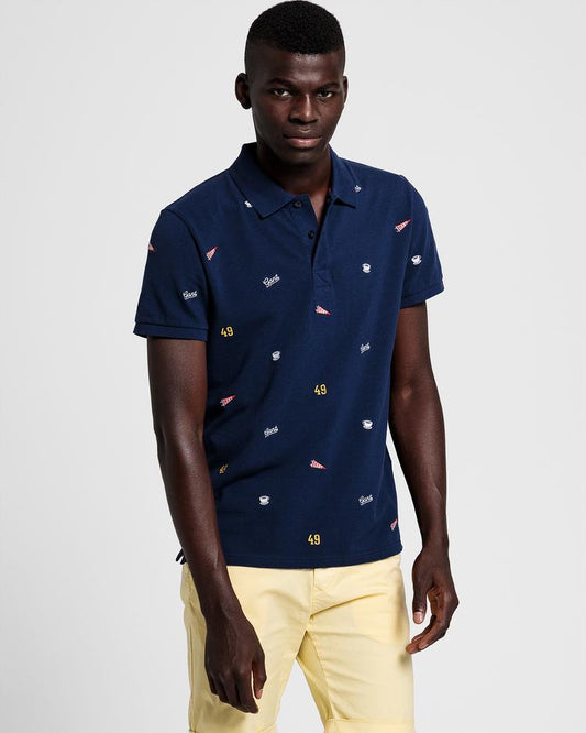 GANT EMBROIDERED LOGO POLO TST