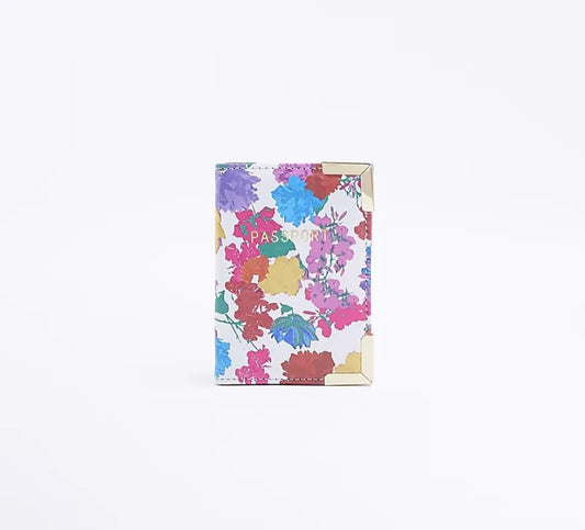 RI FLORAL PRINT PASSPORT COVER