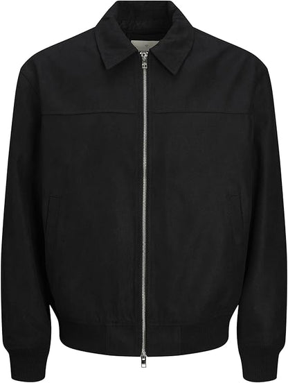 JACK&JONES FAUX SUEDE BOMBER JACKET