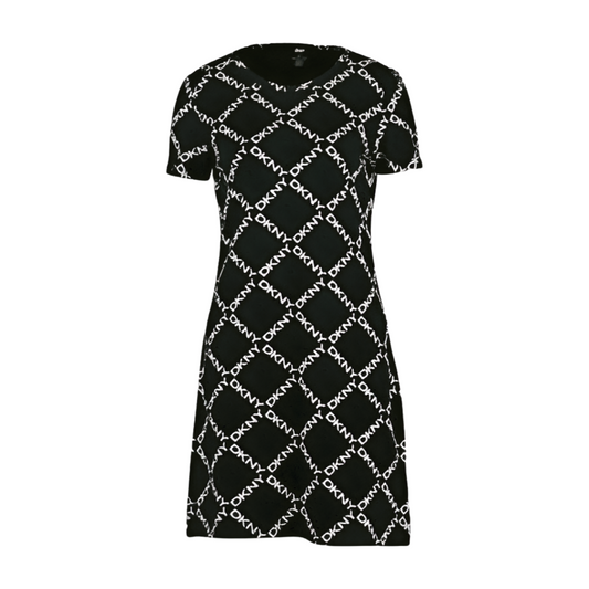 DKNY Logo Motif T-shirt Dress