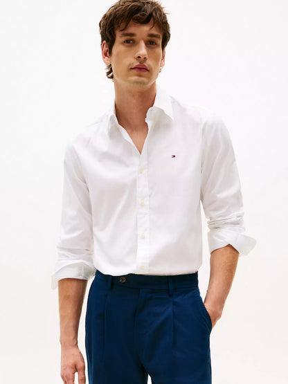 Tommy Hilfiger SLIM FIT LONG SLEEVE SHIRT - White, M
