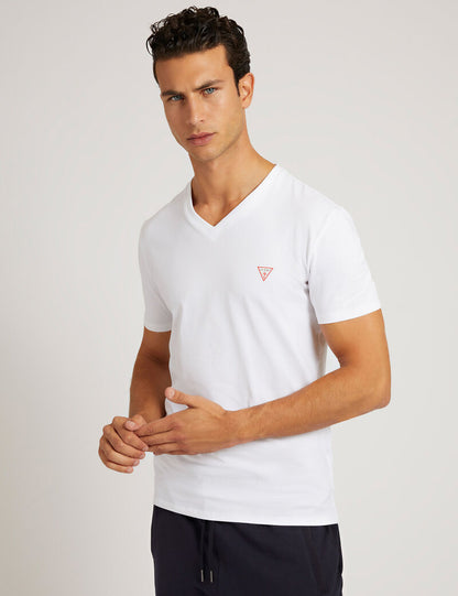 GUESS LOGO V-NECK T-SHIRT