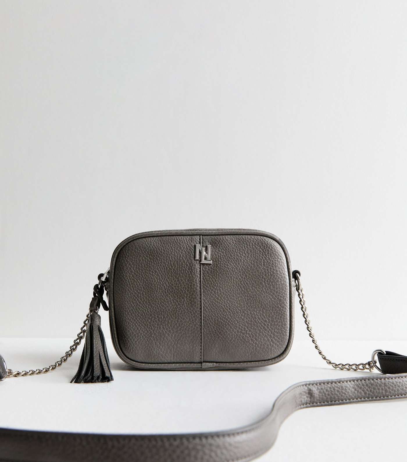 NEW LOOK LEATHER LOOK CAMERA CROSS BODY BAG