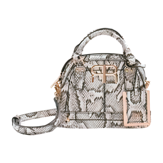 River Island Snake Print Mini Tote Bag