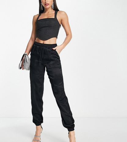 ASOS DETAIL DESIGN SATIN SEAM JOGGER