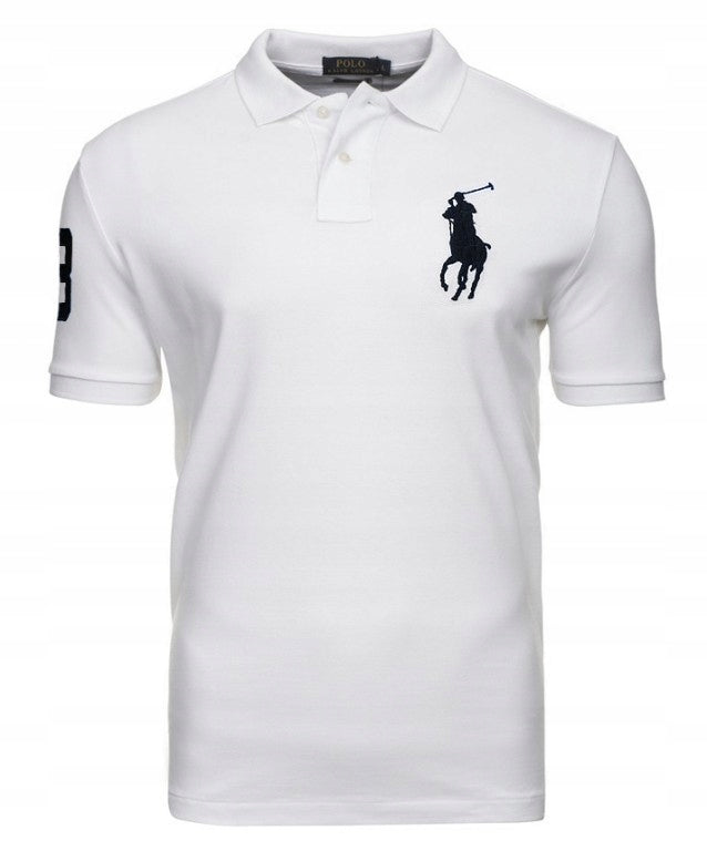 RL Custom Fit Big Peony Cotton Polo Shirt