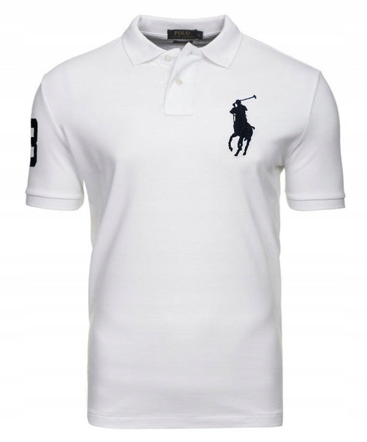 RL Custom Fit Big Peony Cotton Polo Shirt
