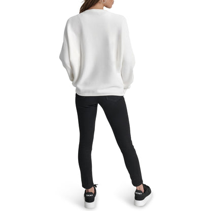 DKNY SEQUIN LOGO DOLMAN JUMPER