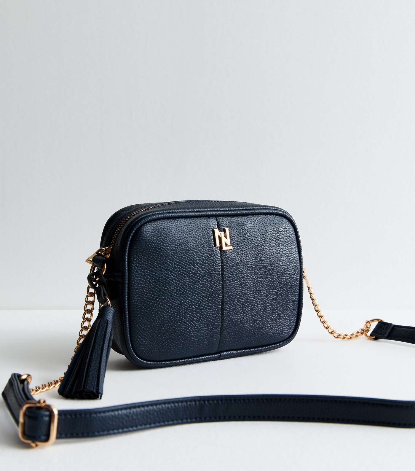 NEW LOOK LEATHER LOOK CAMERA CROSS BODY BAG
