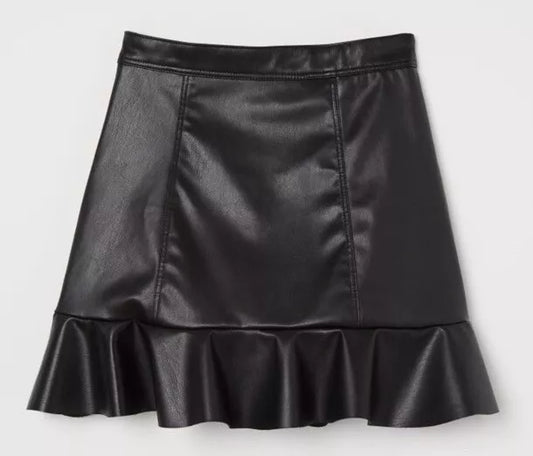 H&M LEATHER SKIRT